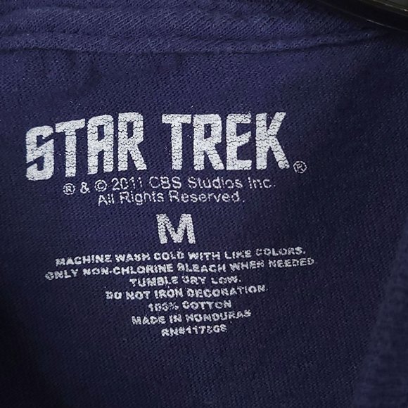 Star Trek T Shirt Size Small Spock Trek Yourself Before You Wreck Yourself Blue - Picture 6 of 6